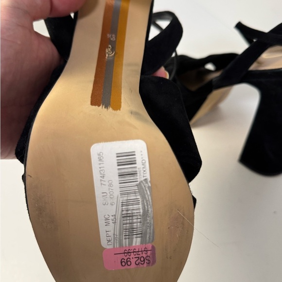 Sam Edelman Kristen Black Women's Sandals 8.5 - Picture 6 of 7